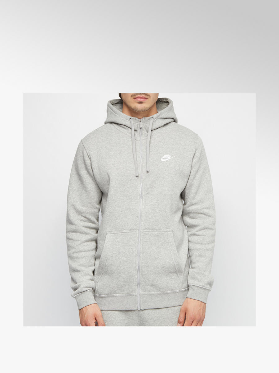 Férfi NIKE cipzáras pulóver szürke színben | Nike | DEICHMANN Nike Férfi NIKE pulóver Deichmann